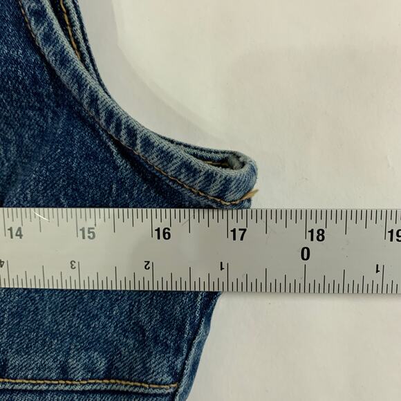 Zara Blue Denim Mini Dress - Picture 5 of 9